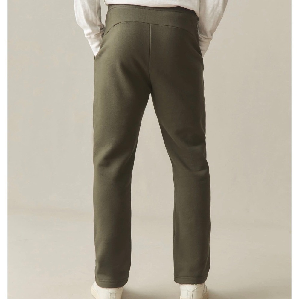 American Giant NWOT Straight Leg Sweatpants Mens L‎ Deep Olive Green Cotton USA - Picture 4 of 13